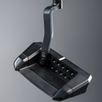 Evolve Putter system with the Long neck attached on the far side of the putter head, reactor attached on back